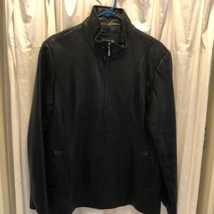 Black leather jacket Jones New York XL